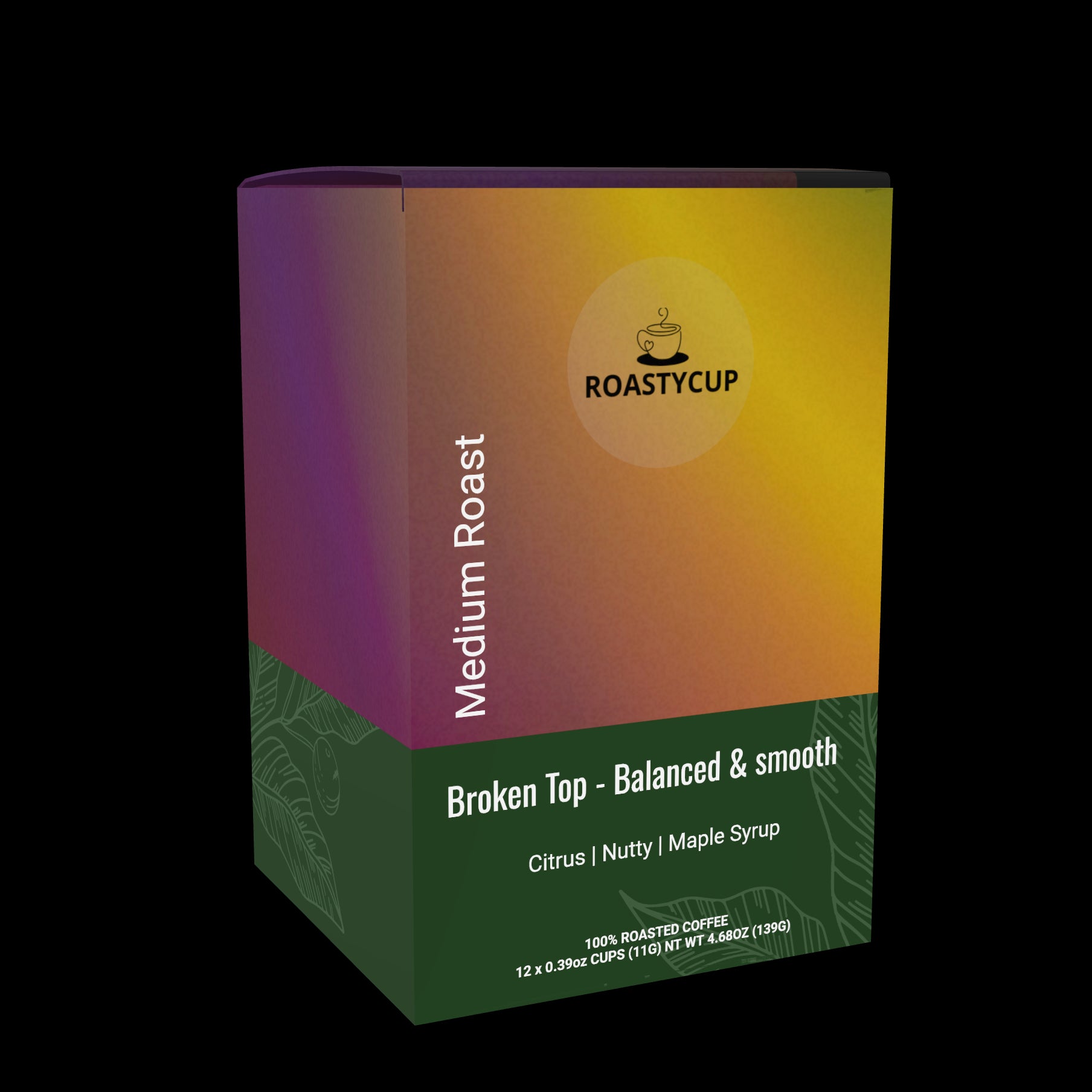 Medium Roast with Citrus, Nutty, Maple Syrup flavor from Region - Brazil, Mexico